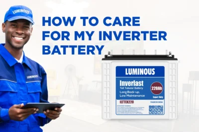 How to care for my inverter battery