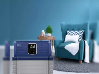 The right Luminous inverter providing backup power during an outage.