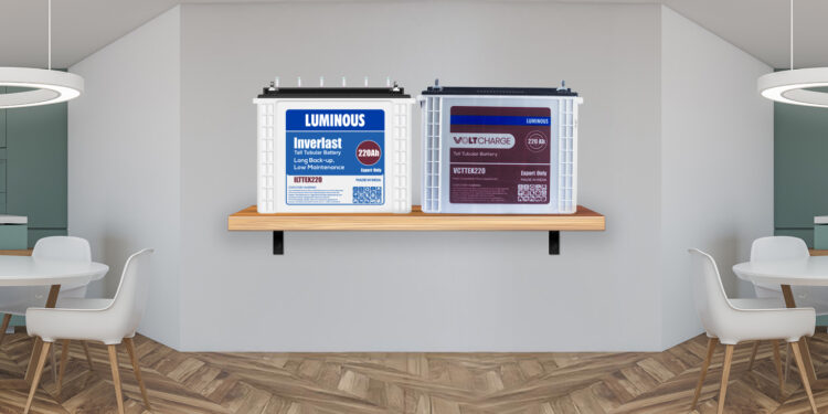 Luminous inverter providing uninterrupted power backup for business systems and equipment.